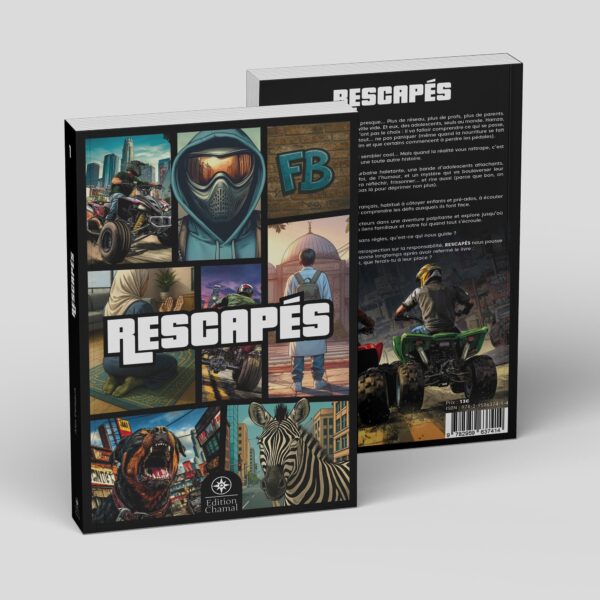 RESCAPÉS couverture + 4ème de couverture